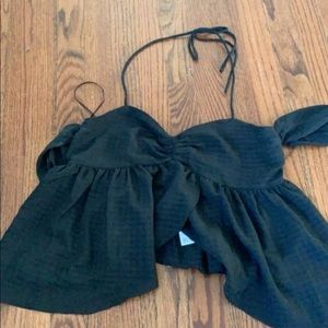 Cropped urban outfitters shirt